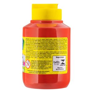 Tinta Guache Vermelha Acrilex 250ml