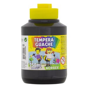 Tinta Guache Preta Acrilex 250ml