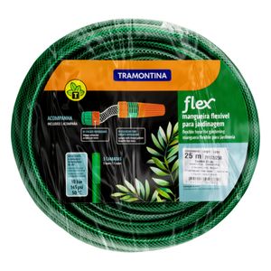 Kit Mangueira Flexível para Jardim Tramontina 3 peças 25m