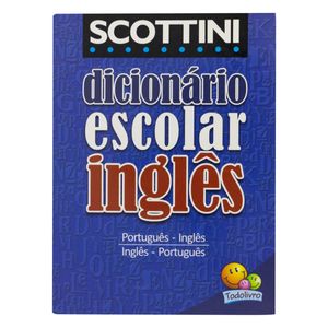 Dicionário Escolar de Inglês Scottini