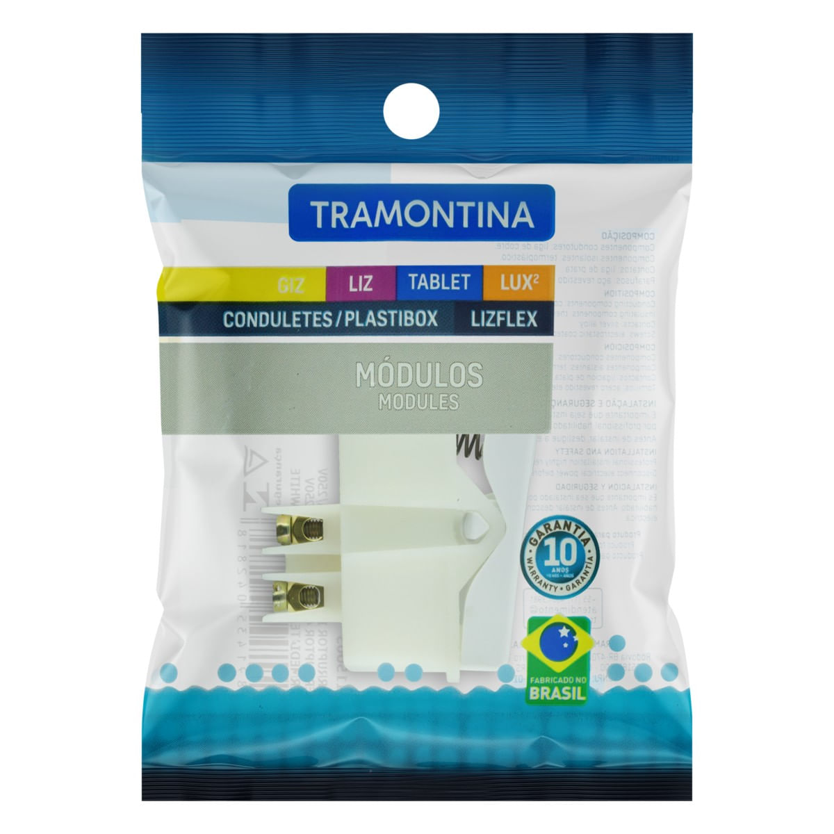 MóduloPulsadorMinuteriaTramontina250VFrontal1