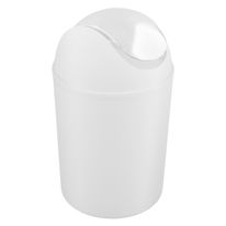 Lixeira Basculante Branca Newpro 5l