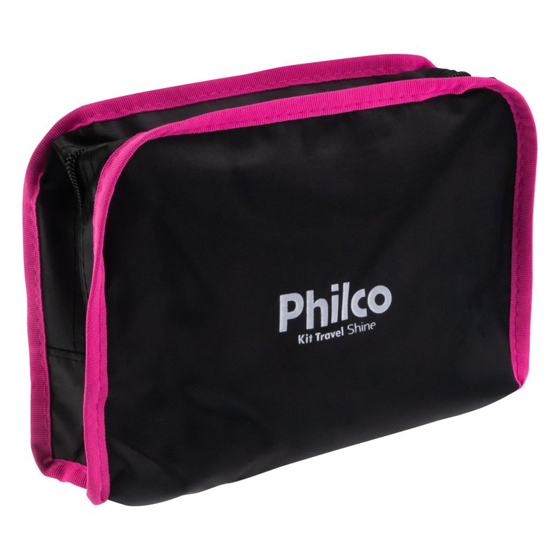 Kit-Secador-e-Prancha-Travel-Shine-Philco-750W-BivoltAngularEsquerda8