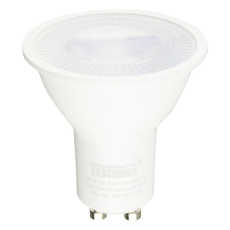 Lampada-Led-Dicroica-GU10-Taschibra-2700K-49W-AutovoltFrontalTopo1