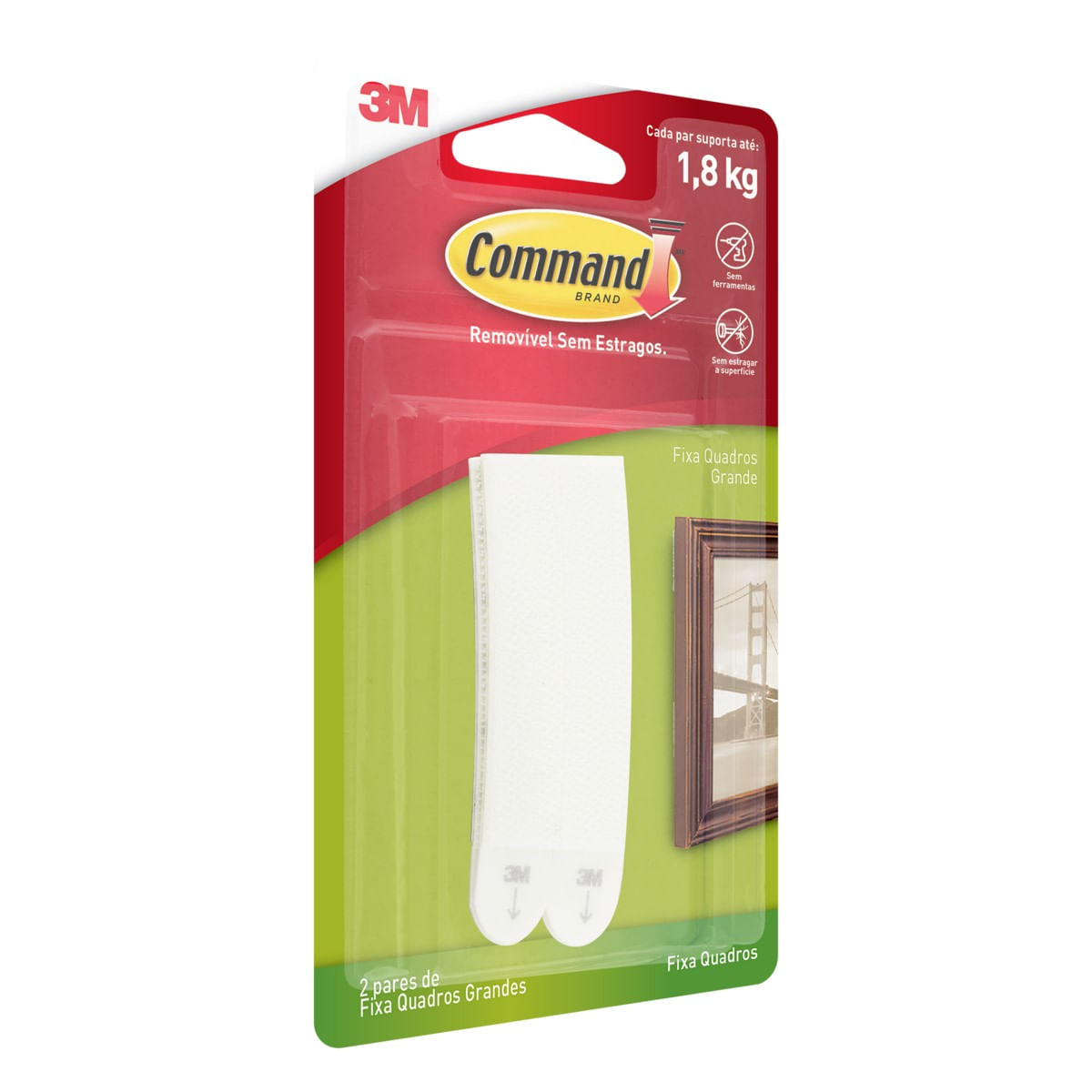 FixaQuadrosBranco3MCommandG2unidadesAngularEsquerda3