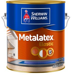 Tinta Acrílica Acetinada Elastic Sherwin Williams 3,6l Branca