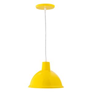 Pendente de Alumínio TD 820 Amarelo Taschibra 1xE27