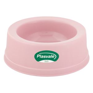 Comedouro Plástico Rosa Plasvale