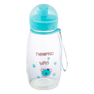 Garrafa Squeeze Infantil Newpro Azul 350ml