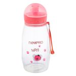 Garrafa-Squeeze-Infantil-Newpro-Vermelha-350mlFrontalTopo2