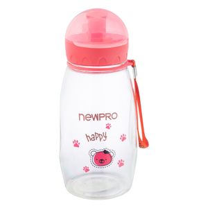 Garrafa Squeeze Infantil Newpro Vermelha 350ml