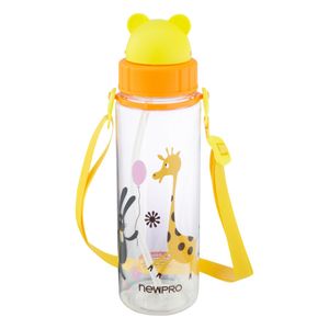 Garrafa Squeeze Infantil Newpro Laranja 500ml