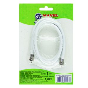 Cabo Coaxial Malha 40% Mavel 1,2m