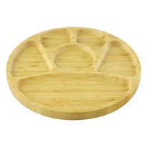 Petisqueira de Bambu Redonda Ikinci 26,5cm