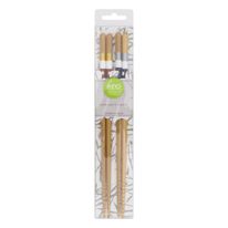 Conjunto de Hashi de Bambu Ikinci Color 22,5cm 4 peças