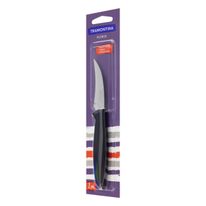 Faca para Tornear em Inox Cabo Preto Tramontina Plenus 3"