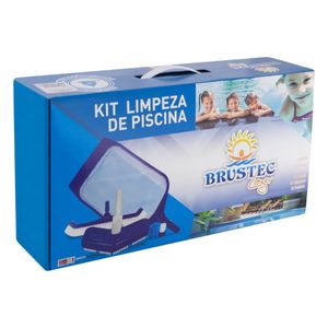 Kit para Limpeza de Piscina Brustec 6 peças