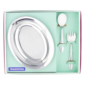 Kit Saladeira em Inox Tramontina Buena