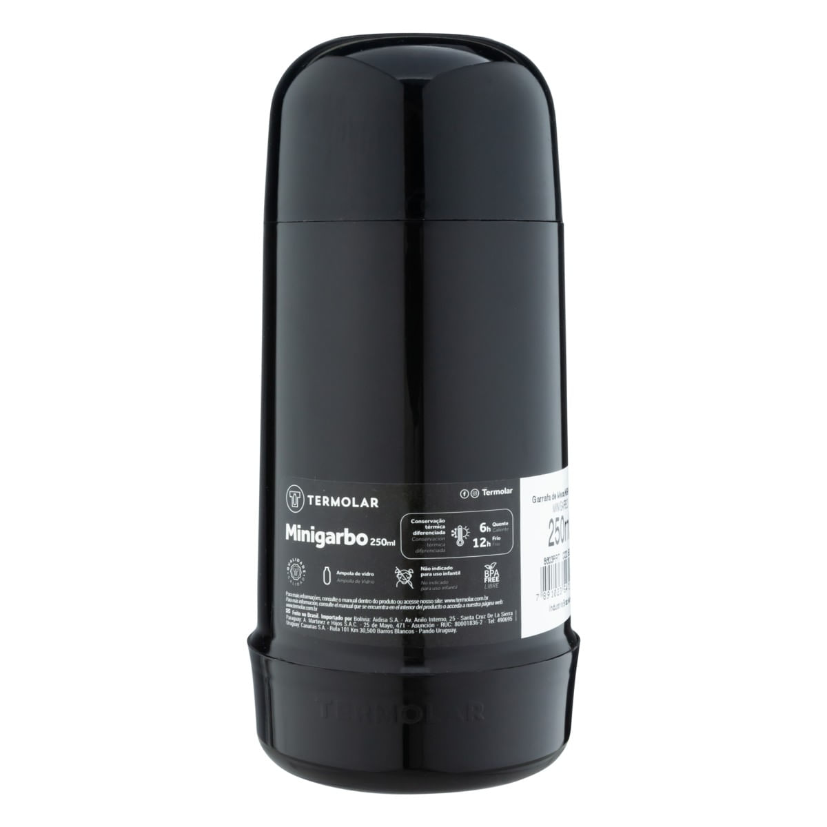 GarrafaTérmicaMinigarboPretaTermolar250mlAngularEsquerda3