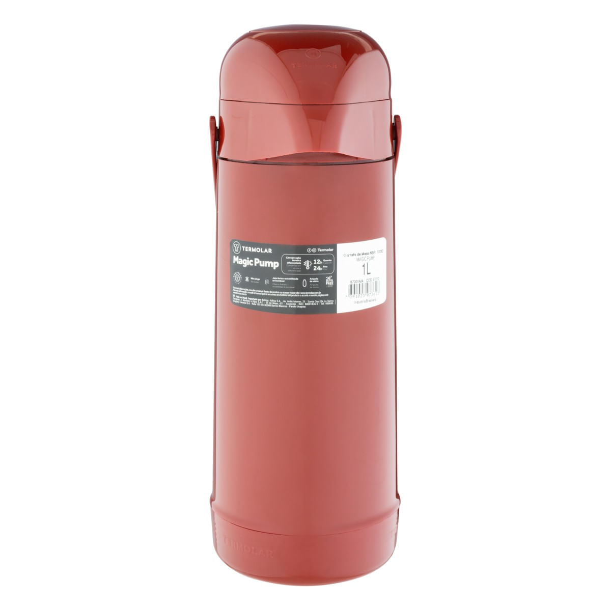 GarrafaTérmicaMagicPumpTermolarVermelha1lFrontal2