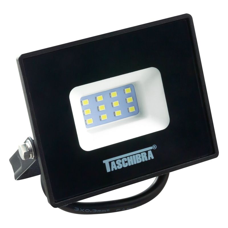 Refletor-de-Led-Preto-Taschibra-10W-6500K-AutovoltAngularEsquerda1