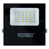 Refletor de Led Preto Taschibra 20W 6500K
