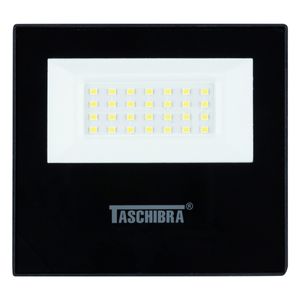 Refletor de Led Preto Taschibra 30W 6500K