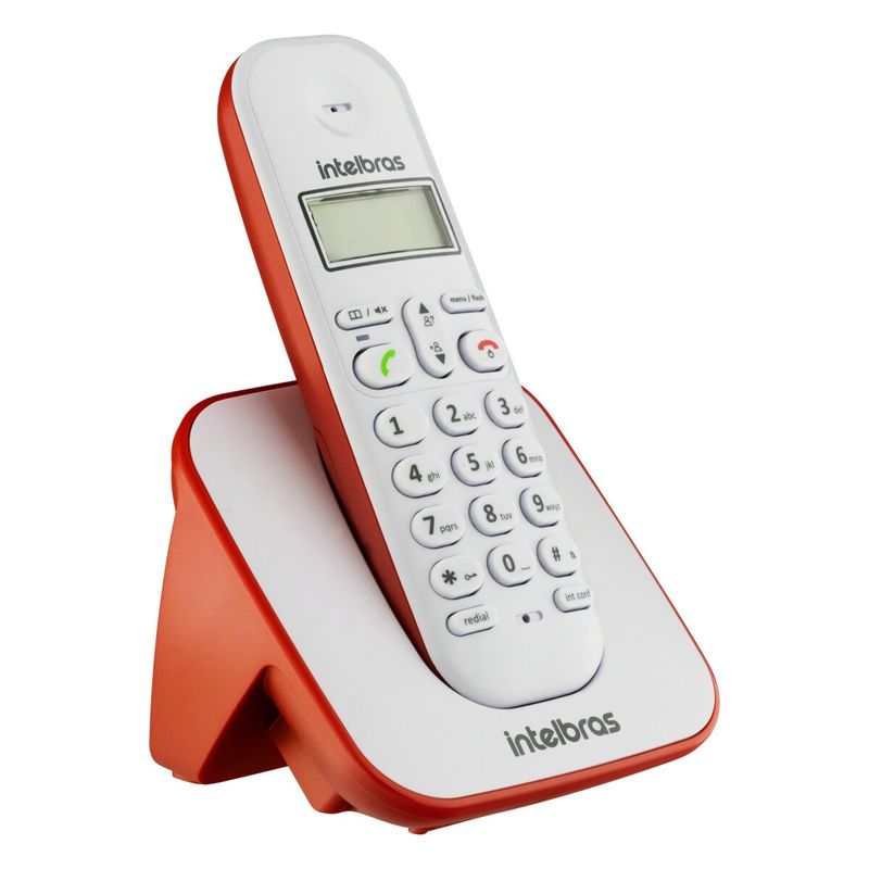 Telefone-sem-Fio-TS-3110-Vermelho-IntelbrasAngularEsquerda2