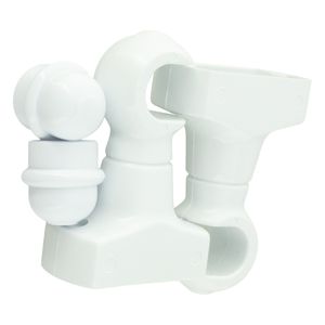 Kit Varão para Cortina Simples com Emenda Std Branca 3m