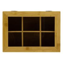Caixa de Bambu para Chá Ikinci 22,6cm x 16cm x 9,5cm