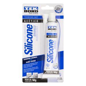 Silicone Acético Uso Geral Branco Tekbond 50g