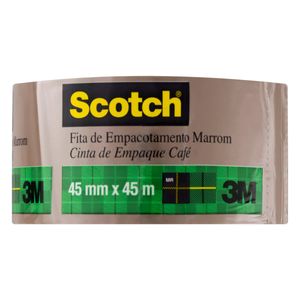 Fita para Empacotamento Marrom 3M Scotch 45mm x 45m