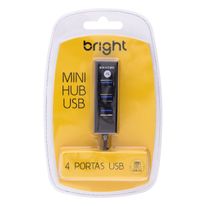 Mini Hub 4 Portas Bright Preto