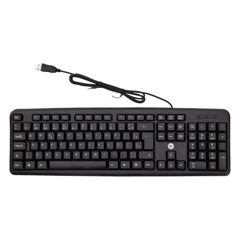 Teclado-USB-com-Fio-Bright-PretoFrontal2