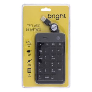 Teclado Numérico Bright Preto