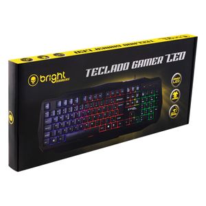 Teclado Gamer Luminoso Bright Preto