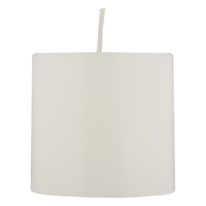 Vela Decorativa Branca Empório 6cm x 6cm