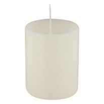 Vela Decorativa Branca Empório 8cm x 10cm