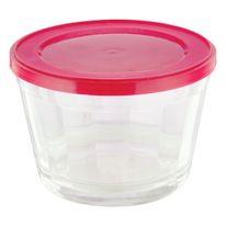 Tigela de Vidro com Tampa Nadir 350ml