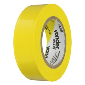 Fita Isolante Antichama Amarela Vonder 19mm x 10m