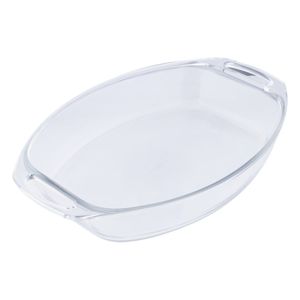 Assadeira de Vidro Oval Marinex 4,2l