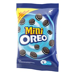 Mini Biscoito Oreo de Chocolate Lacta 35g