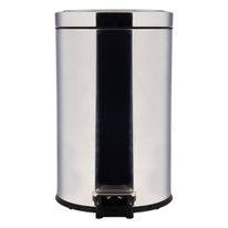 Lixeira com Pedal Inox Tramontina 12l
