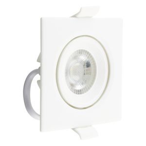 Spot Led de Embutir Quadrado Branco Taschibra 3W 6500K