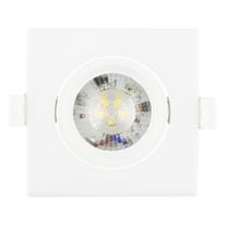 Spot Led de Embutir Quadrado Branco Taschibra 5W 6500K