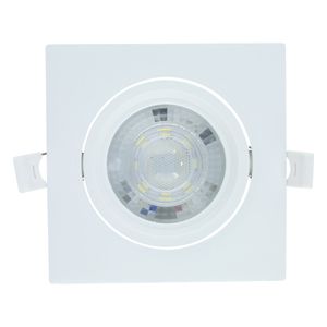 Spot Led de Embutir Quadrado Branco Taschibra 7W 6500K