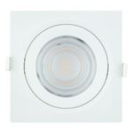 Spot-Led-de-Embutir-Quadrado-Branco-Taschibra-10W-3000K-AutovoltFrontal1