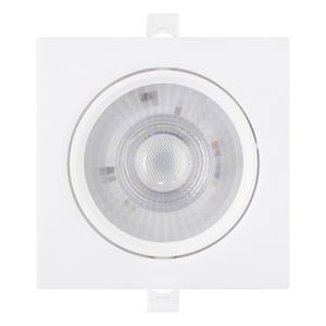 Spot Led de Embutir Quadrado Branco Taschibra 10W 6500K