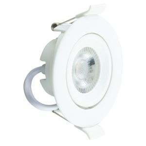 Spot Led de Embutir Redondo Branco Taschibra 3W 3000K