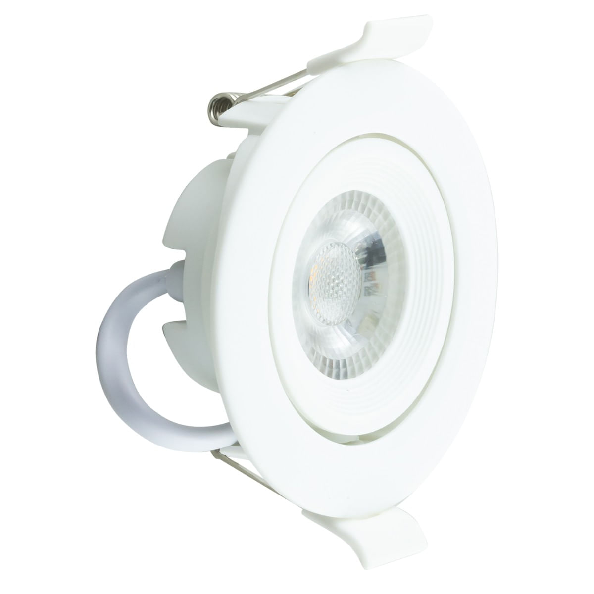 Spot Led De Embutir Mini Dicroica Redondo 3W 3000K